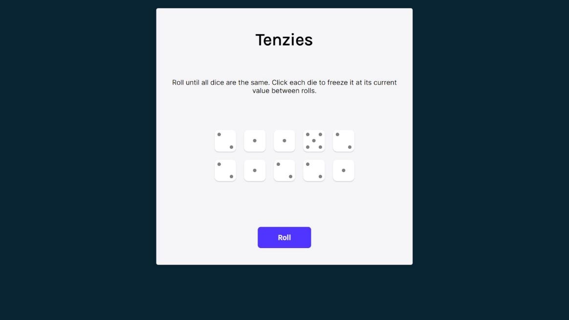 tenzies start